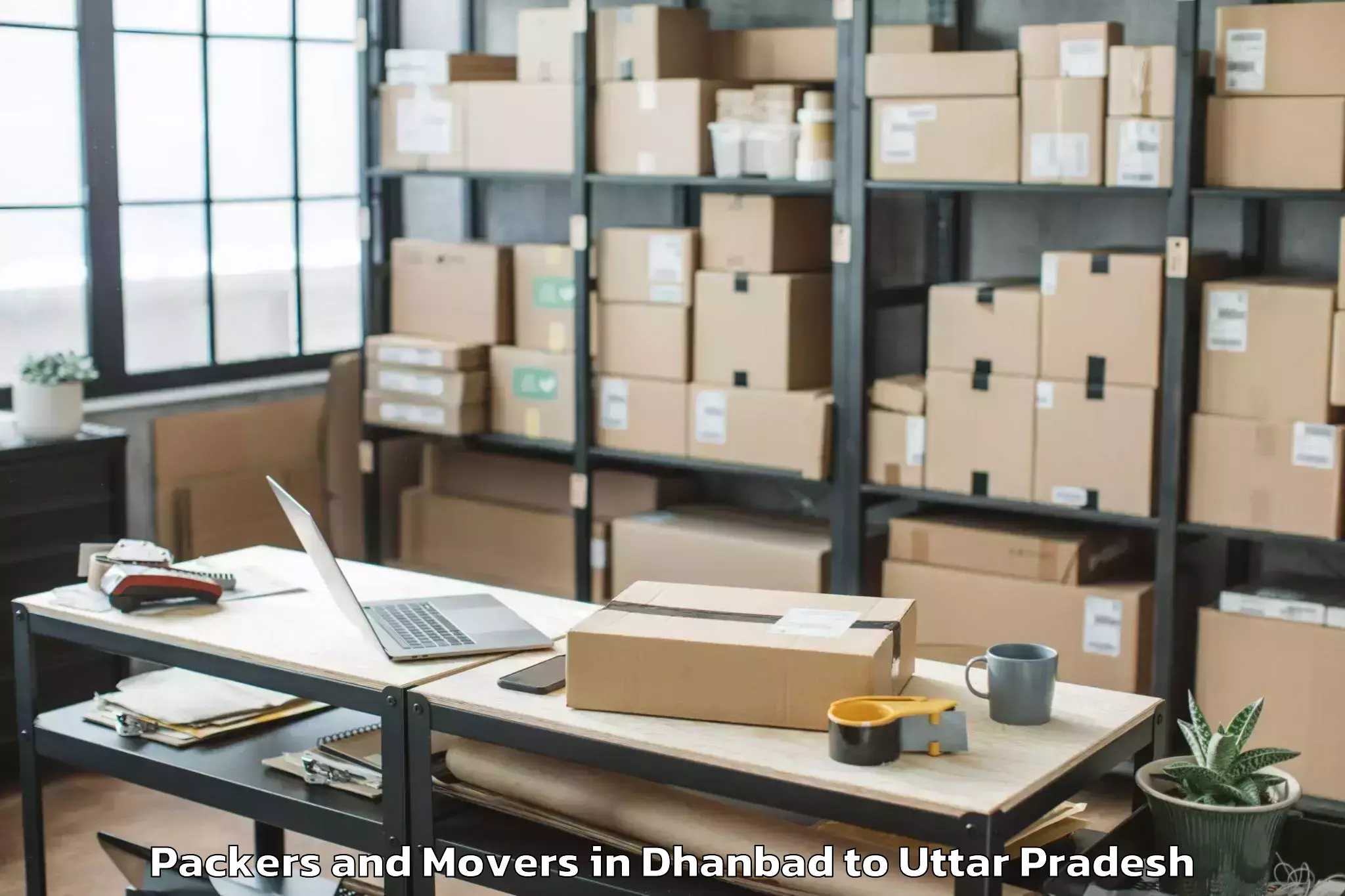 Quality Dhanbad to Bewar Packers And Movers